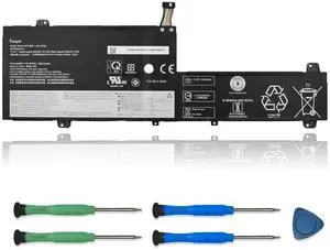 VANPIR L19L3PD6 L19M3PD6 L19C3PD6 Laptop Battery Replacement for Lenovo Flex 5-15IIL05 Flex 5-14ARE05 Flex 5-14IIL05 Series 5B10X49072 L19D3PD6 5B10X49073 5B10X49075 5B10X49077 11.55V 52.5Wh 4550mAh