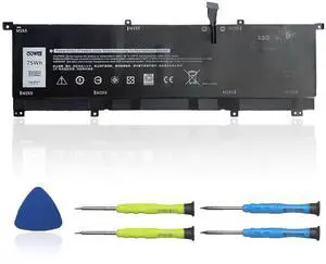 OUWEE 8N0T7 Laptop Battery Compatible with DELL XPS 15 9575 Precision 5530 2-in-1 Series Notebook 8N0T7 08N0T7 TMFYT 0TMFYT 11.4V 75Wh 6254mAh 6-Cell