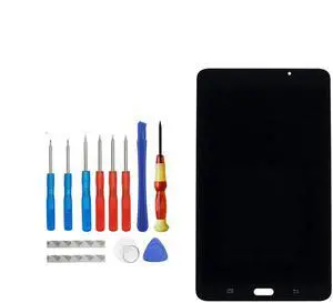 Upplus Replacement Screen Compatible with Samsung Galaxy SM-T280Tab A 7.0T280LCD Display Assembly Touch Screen for Tab A 7.0 Wifi Tablet (Not for 3G version & T285 & No Earpiece Hole) with toolkit