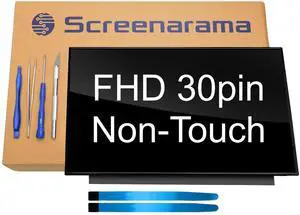 SCREENARAMA New Screen Replacement for HP 14-DQ2053CL 14-DQ4035CL 14-DQ2055WM, FHD 1920x1080, IPS, Glossy, LCD LED Display with Tools
