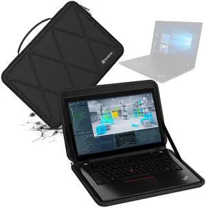Smatree Hard EVA Protective Sleeve Case Compatible for 15 inch Lenovo ThinkPad P15 Gen 2 Mobile Workstation, for 15 inch Lenovo ThinkPad T15g Gen 2 Waterproof Sleeve (X8293)
