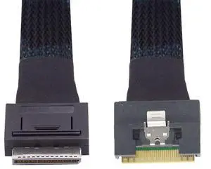 chenyang SFF-8611 8i to SFF-8654 8i 8X Oculink PCIe PCI-Express Slimline SSD Data Active Cable 50cm
