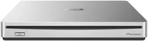 Pioneer External Blu-ray Drive BDR-XS07S Silver Color to Match Mac.6X Slot Loading Portable USB 3.2 Gen1(3.0) BD/DVD/CD Writer. Supports BDXL and M-Disc Format. USB Bus Powered