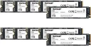 Patriot P300 1TB Internal SSD - NVMe PCIe Gen 3x4 - M.2 2280 - Solid State Drive - 10 Pack