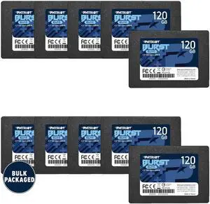 Patriot Memory Burst Elite SATA 3 120GB SSD 2.5" 10 Pack Non-Retail Bulk Packaged