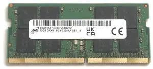 Micron SODIMM 32GB DDR4 3200 PC4 25600 2Rx8 MTA16ATF4G64HZ-3G2 Laptop Notebook RAM Memory for Dell HP Lenovo and Other Systems