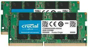 Crucial RAM 32GB Kit (2x16GB) DDR4 2400 MHz CL17 Laptop Memory CT2K16G4SFD824A
