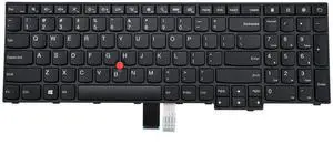 AUTENS Replacement Keyboard for Lenovo ThinkPad E550 E550c E555 E560 E565 Laptop No Backlight