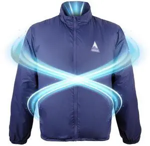 AlphaCool Cooling Fan Jacket For Men Women, 2 Fans & 10000mAh Battery Pack, Air Conditioned Jacket Electric Cooling for Work XL