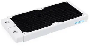 Alphacool NexXxoS ST30 Full Copper 240mm Radiator V.2 - White Special Edition
