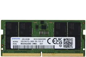 Sam Original 32GB (1x32GB) DDR5 5600MHz PC5-44800 SODIMM 2Rx8 CL46 1.1v M425R4GA3BB0-CWM Notebook Laptop RAM Memory Module Upgrade Adamanta