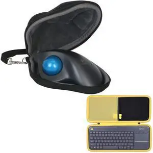 Hard Case for Logitech K400 Plus Keyboard + Ergo M575 M570 Mouse