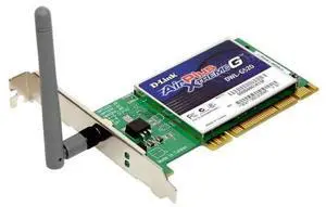 D-Link DWL-G520 Wireless PCI Adapter, 802.11g, 108Mbps