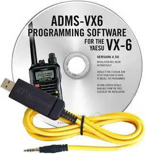 Yaesu VX-6R USB PC Cable & Programming Software
