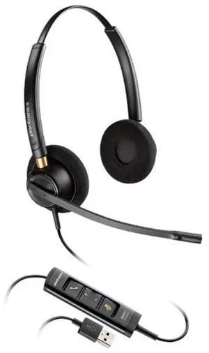 Plantronics EncorePro HW525 USB Binaural On-Ear Headset