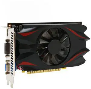 GTX650 Desktop Computer Graphics Card, 2GB 128BIT GDDR5 Gaming Graphics Card For Directx 12, Super Compact, 2560x1600 DVI VGA PCIe 3.0 Single Fan Low Graphics Card