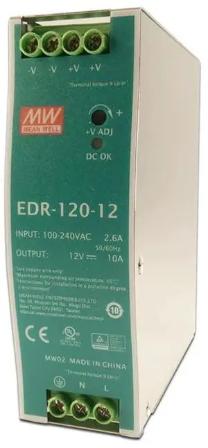 Mean Well EDR-120-12 120W 12V 10A Switching Power Supply