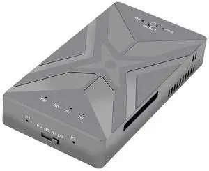 NFHK Dual NVME M.2 NGFF M-Key to USB-C Type-C Raid0 Raid1 JOBD Big Enclosure 20Gbps with Fan Raid0 Hyper Adapter