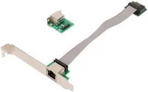 Gigabit Ethernet Server Adapter, M.2 A E Key Single Port Gigabit Server NIC Adapter 1000M RJ45 Ethernet NIC.