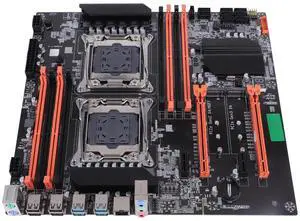 Desktop Motherboard, DDR4 LGA2011 3 CPU for Intel X99 Mainboard, Integrated RTL8111H Gigabit Network Card, M.2 NVMEPCIE X4 Channel, SATA3.0 USB3.0 6 Channel Sound Chip