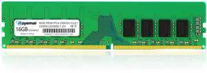 PC4-25600 DDR4 3200 16GB (1x16GB) RAM PC4 25600U 3200MHZ 2Rx8 288-pin 1.2v 16G Memory Upgrade for Desktop