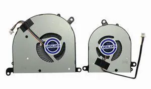 LANDALANYA Replacement New Laptop CPU and GPU Cooling Fan for MSI Modern PS63 8RC PS63 8M MS-16S1 MS-16S2 MS14B2 GTX1050 Series BS5005HS-U3J 16S1-CPU BS5005HS-U3I 16S1-GPU DC5V 0.50A Fan