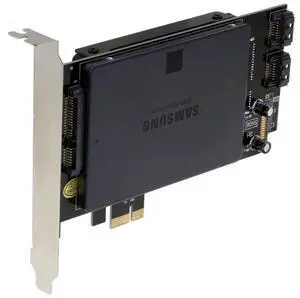 SEDNA - PCI Express (PCIe) Dual 2.5 Inch SSD / HDD Mounting Adapter (Short Double Side SSD Version) ( with Built in Power Circuit, no Need SATA Power Connector, ), SSD/HDD not Included