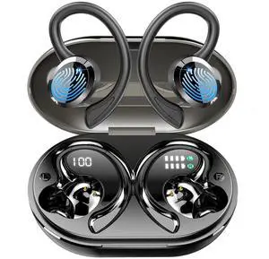 Wireless Bluetooth Headphones, Immersive HiFi Stereo Earbuds, 2023 New 48Hrs Ear Buds, ENC Mic, IP7 Waterproof Sport Earhooks