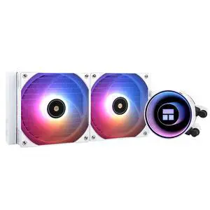 Thermalright Frozen Notte 240 WHITE ARGB V2 Water Cooling CPU Cooler, 240 White CPU Cooler Specifications, Double PWM Fans, S-FDB Bearings, Suitable for AMD/AM4 AM5, Intel LGA 1700/1150/1151/1200/2011