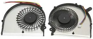 Laptop Cooling Fan, Replacement CPU/GPU Cooling Fan for AERO 15 15X AERO 14 RP64W RP65W, 4 Pin Power Connector(CPU and GPU)