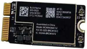 Willhom BCM94360CS2 WiFi Bluetooth Airport Wireless Card Replacement for MacBook Air 11" A1465 (2013, 2014, 2015) 13" A1466 (2013, 2014, 2015, 2017) (661-7465, 661-7481, 653-0023)