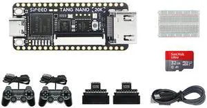 Sipeed Tang Nano 20K GW2AR-18 FPGA Single Board Computer, Open Source RISCV Linux Retro Game Console, Onboard 64Mbits SDRAM BL616 Debugger, Support Multiple Display Outputs NES Emulator