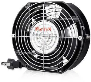 Wathai AC 110V 120V Axial Fan Big Airflow High Speed Dual Ball 172mm x 150mm x 51mm for DIY Cooling Ventilation Exhaust Projects For Server