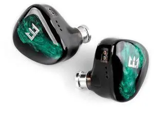 keephifi TRI Starriver in Ear Monitor Headphones,Wired Earbuds Beryllium Dynamic Driver+ Metal Titanium Diaphragm Balanced Professional Earbuds,Four Tuning Modes,Comfortable Wearing(Green,4.4mm)