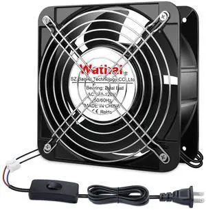 Wathai AC High Airflow Fan 15050 150mm x 50mm 6 inch 110V 120V Cooling Ventilation Exhaust Cooling Fan