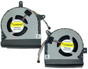 TXLIMINHONG New Compatible CPU and GPU Cooling Fan for ASUS G752 G752V G752VY G752VT G752VL G752VY-RH71 GFX72V GFX72VY GTX980 13NB09V0AM0301 13NB09V0AM0201 DC5V 0.5A