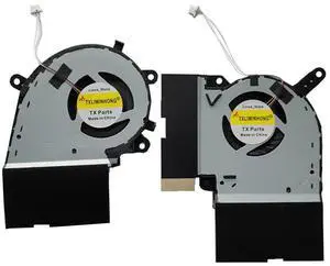 TXLIMINHONG New Compatible CPU+GPU Cooling Fan for ASUS ROG Strix G731 G731G G731GW G17 G712 G712LU G712LV G712LW G712LWS G532L G712L G732LW Series FMMT DFSDK22105182L FMMU DFSCK22115181L 12V 1A