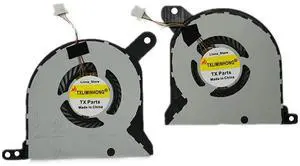 TXLIMINHONG New Compatible CPU and GPU Cooling Fan for Dell Alienware 13 ALW13E-1508 M13X R1 R2 DFS1700054N0T FGJ7 DFS481105F20T FGJ6 DC5V 0.5A latop Fan