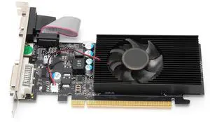 T angxi PCI E 2.0 Desktop Graphics Card, 64bit 1GB Video Memory DDR2 532(MHz) 16 Stream Processor Units Video Game Graphics Card Chip for Nvidia GT210