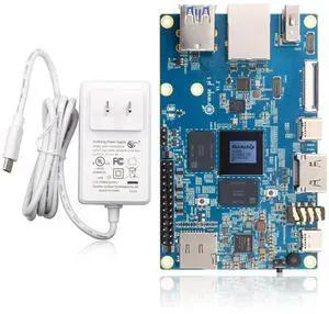 Orange Pi 5 16GB Rockchip RK3588S 8-Core 64 Bit Single Board Computer, Up to 2.4GHz and 8K Video Codec Support Development Board Run Orange Pi/Ubuntu/Debian/Android 12 OS (16GB+ Power Supply)