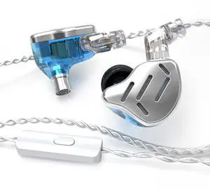 CCA KZ Zax in Ear Monitor Headphones 16 Units 7BA 1DD Hybrid Drivers HiFi IEM Earphones High Clarity Metal Gaming Earbuds with 2 Pin Detachable Cable
