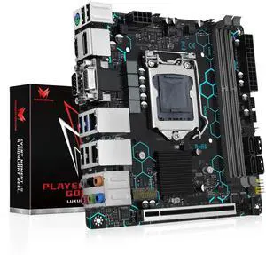 SHANGZHAOYUAN H97 Strong LGA 1150 Motherboard for Intel 4th Gen Core i7/i5/i3/E3 Processor (Mini ITX, DDR3, PCIe 3.0, NVME M.2, SATA 6Gb/s, VGA/DVI/HDMI-Compatible, Dual LAN)