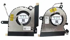 QUETTERLEE Replacement New CPU+GPU Cooling Fan for ASUS ROG Flow X13 GV301 GV301Q GV301QC GV301QE GV301QH Series DFS5K123043638 FMQM DFS5K223052838 FMQN DC5V 0.5A Fan