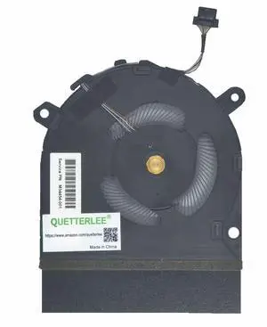QUETTERLEE Replacement New Laptop Discrete Graphics Card CPU Cooling Fan for HP Pavilion Star 14-DV TPN-Q244 Series M24539-001 ND75C39-20B03 EG50040S1-CL30-S9A Fan