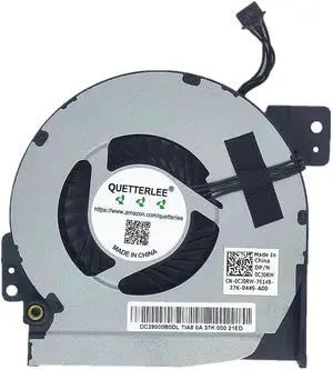 QUETTERLEE Replacement New Laptop GPU Cooling Fan for DELL M5700 M6700 P22F Series 0CJ0RW KSB0605HC-BK54 DC28000B0DL DC28000B0SL DC5V 0.45A Fan