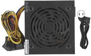 ATX-250W PC Power Supply, ATX-250W Desktop Computer Rated 250W Power Supply Adjustable 115/230V Low Energy Desktop PC Power Supply(US)