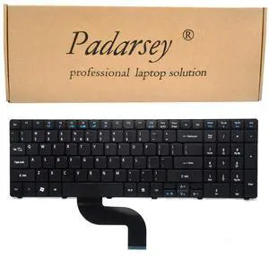 Padarsey Laptop Replacement Keyboard Compatible for Acer Aspire 5250 5251 5253 5336 5551 5552 5560 5733 5733z 5736Z 5738Z 5740 5741 5742 5750 5750G 5810 7741 7551 Series US Layout