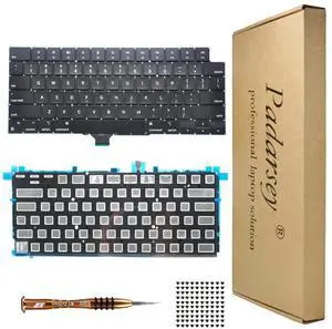 Pardarsey Replacement Backlit Keyboard Compatible with MacBook Pro 14" A2442, 16" A2485 2021 - US Layout with Screws and Screwdriver