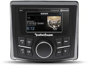 Rockford Fosgate PMX-2 Punch Marine Compact AM/FM/WB Digital Media Receiver 2.7" Display