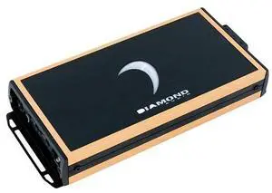 Diamond Audio MICRO82U Motorcycle 2-Channel Full Range Class D Amplifier, Compatible with Harley Davidson, Bass Knob Included, 200 Watts x 2 @ 4 Ohm, 300 Watts x 2 @ 2 Ohm